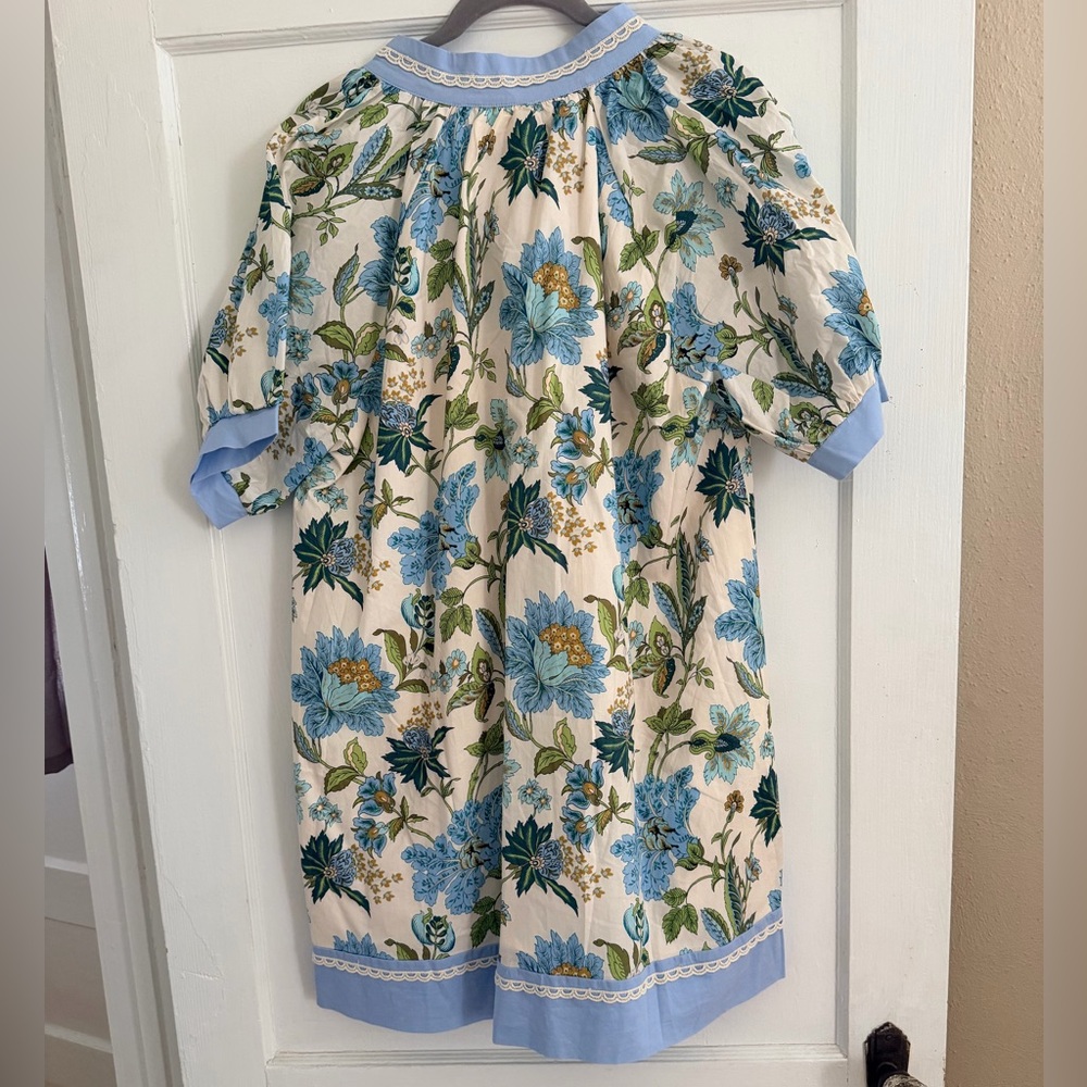🌸 Umgee Blue Floral Dress (Size Large) – NWT 🌸 - Picture 3 of 3